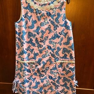 Lilly Pulitzer Pink and Blue Kids Dress
